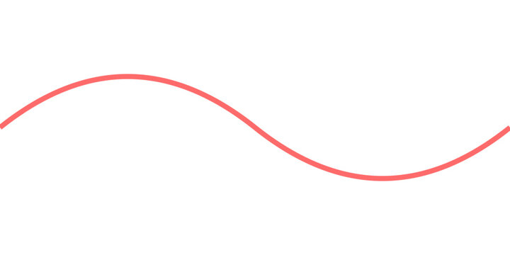 An abstract red ribbon with white waves creates a vector design featuring curved lines and light energy elements on a pink and purple backdrop illustration