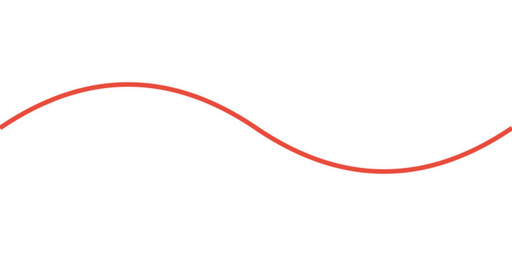 An abstract red and white vector background featuring curved lines and waves that create an energetic electric cable design with a modern digital art concept