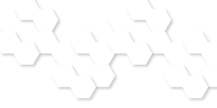 White abstract honeycomb mosaic and tile geometric hexagon vector illustration. geometric digital technology polygon science vintage square mosaic and web cover business texture.