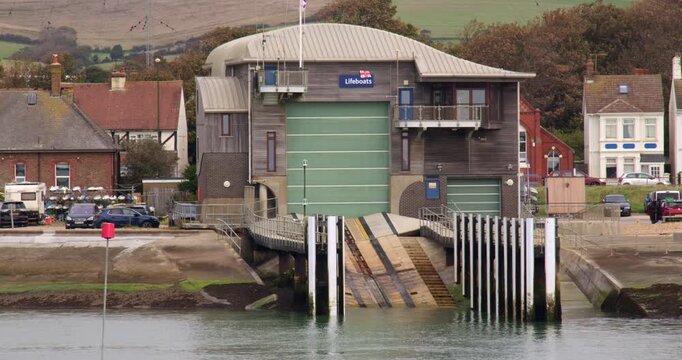 Shot of the RNLI Lifeboat Station at Shoreham