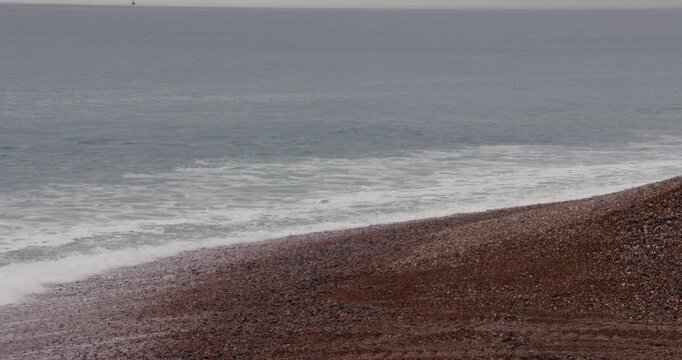 wide shot of Shoreham beach