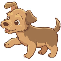 cute cartoon dog © periwinkle-jhen