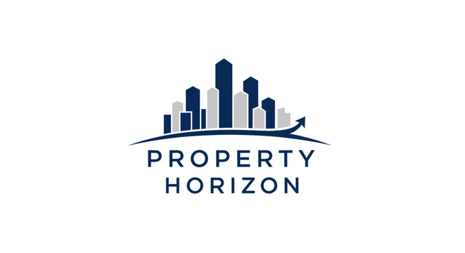 Property Horizon Real Estate Logo Design.