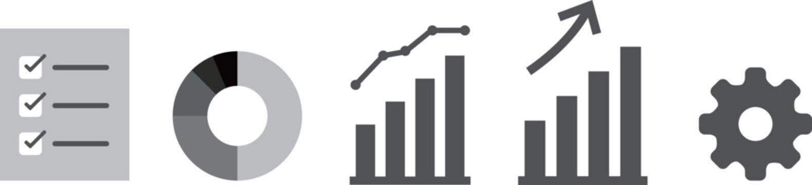 グラフアイコン / Graph Icon &ndash; ビジネス・統計・データ分析用ベクター