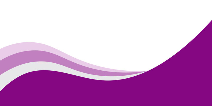 Abstract Purple Wave Background With Layered Curves and Smooth Flowing Gradient for Modern Design,eps10