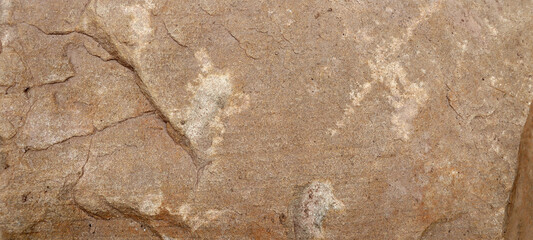 Fototapeta premium Natural gray brown rough grunge grainy stone texture background, backdrop 