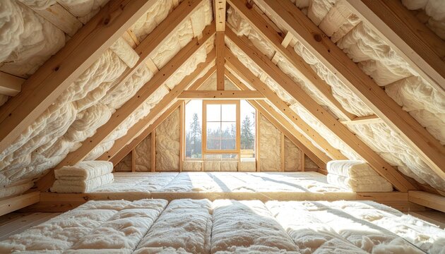 Attic insulation.