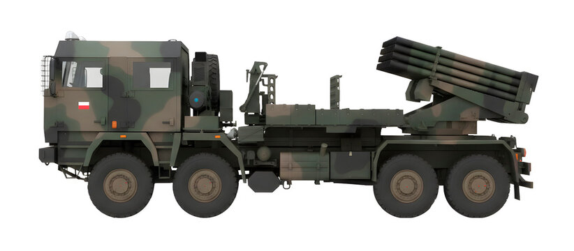 LANGUSTA II (Polish 122mm MLRS based on the Jelcz 8&times;8 ​​truck)