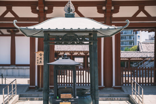 四天王寺、約1400年もの歴史を有する大阪を代表する由緒正しい寺院、大阪、日本