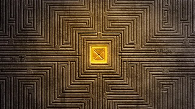 遺物起動のために古代の石の回路へ組み込まれる動力コア