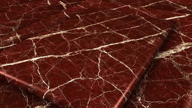 Rosso Levanto Marble Tiles with Unique Rotation and Looped Background for Elegant Cherry Red Stone and Elite Luxury Design with Deep Rich Interior Style