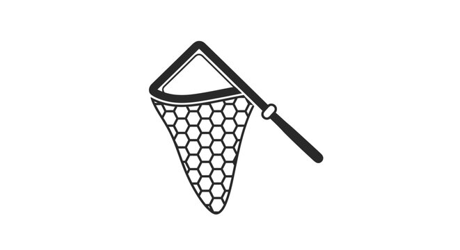 Butterfly net with long handle tool.