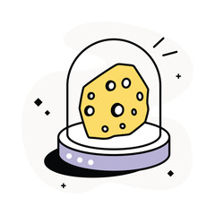 Space Stone Vector Fill outline Icons Eps 10 File  © Optima GFX