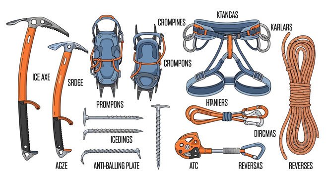 Essential Climbing Gear and Equipment for Mountain Adventures.