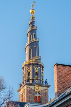 Church of Our Saviour (Vor Frelsers Kirke), Spiral Spire, Copenhagen, Denmark