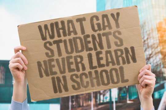 "What Gay Students Never Learn In School" curriculum research confirms LGBTQ-specific sexual health content is systematically absent from school programs. GAY. SCHOOL. REAL. TEACH. SEXED.