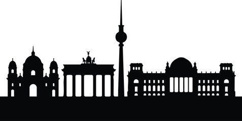 Berlin Skyline vector © Anukul