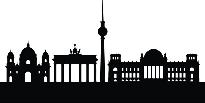 Berlin Skyline vector
