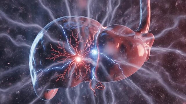 Dynamic visualization of human heart electrical activity with lightning effects across multiple frames