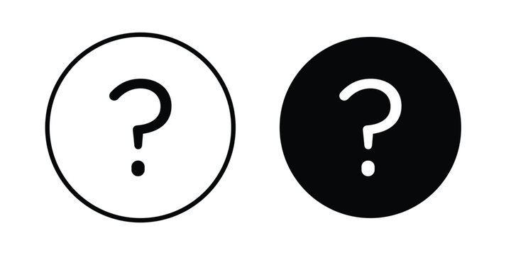 Doubts button icon vector design Illustration pack for apps.