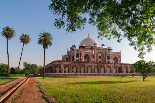 Humayun's Tomb in New Delhi, India. It is the tomb of Mughal Emperor Mirza Nasir al-Din Muhammad, commonly known as Humayun.