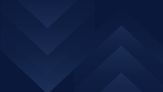Abstract Navy Blue Geometric Background  with Gradient Shapes and Minimal Modern Design