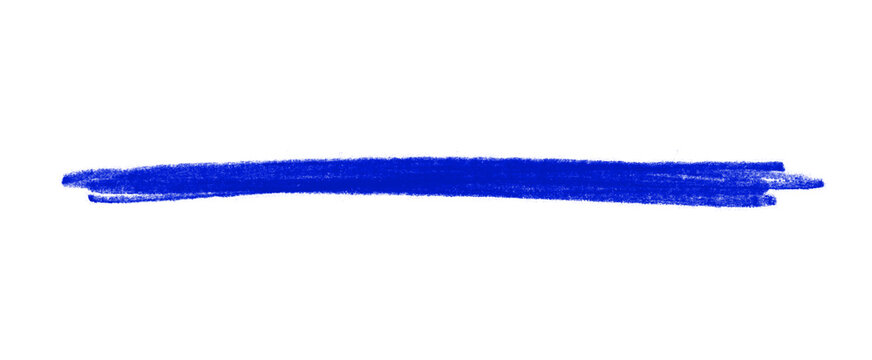 Stift Zeichnung: Blauer grunge Streifen