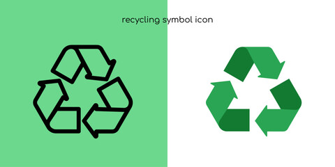 Recycling Symbol Eco Icon Set © Zilverlight