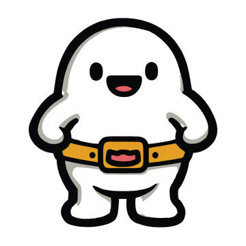 Cartoon Ghostbusters Character Illustration.