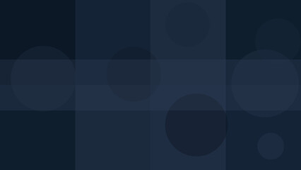 Fototapeta premium abstract dark geometric shapes with intersecting lines and soft glow on deep blue gradient background