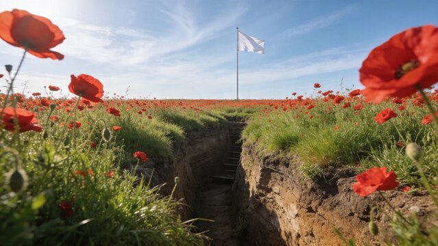 Rowan poppies field natural outdoor landscape empty pathway natural environment scenic vista