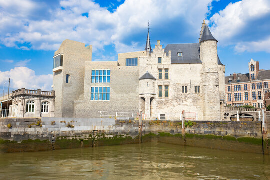 Het Steen medieval fortress in Antwerp city, Belgium