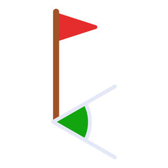Corner Flag Icon © Edy