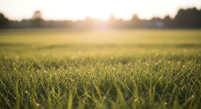 A pixelated image of a grassy field with a patch of dirt