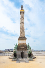 Obraz premium Congress Column monument on Place du Congres in Brussels, Belgium