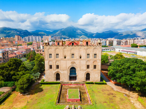 Zisa Palace or Palazzo della Zisa in Palermo
