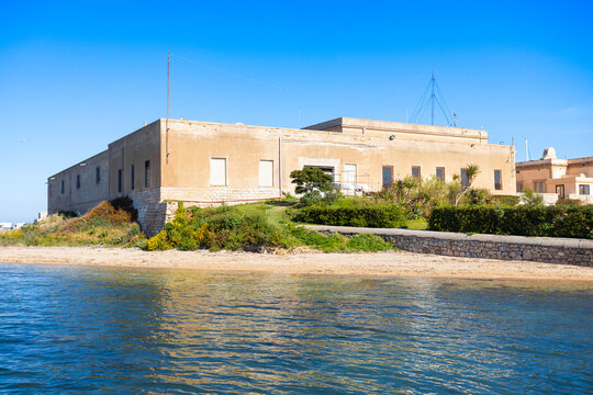 Lazzaretto di Trapani at the city port, Sicily