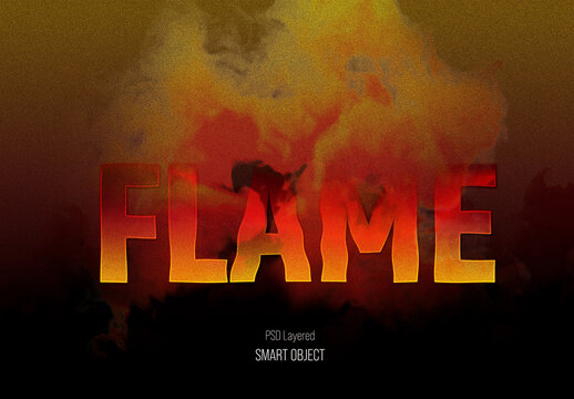 Fire Flame Text Effect