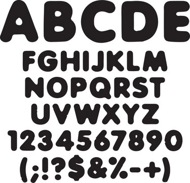 angka font huruf