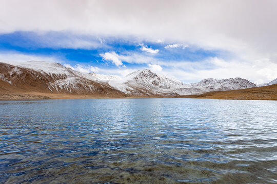 Chukur-Kul or Chukurkul lake in Murghab region, Tajikistan