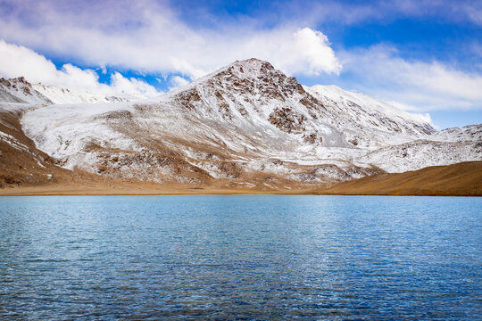Chukur-Kul or Chukurkul lake in Murghab region, Tajikistan