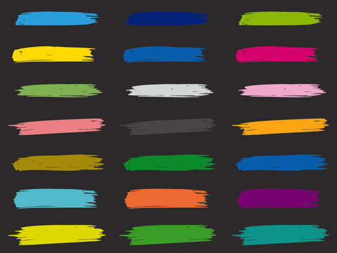 バナー, りぼん, ベクター, ウェブ, デザイン, 紙, ひとそろい, あだ名, ペンキ, フレーム,