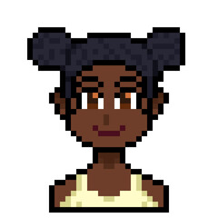 Fototapeta premium pixel art of a person avatar profile