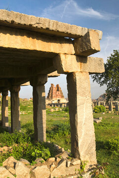 ruins of an ancient hindu temple