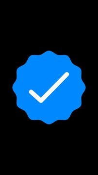 Check mark animation in flat and modern style. Full HD. 4K