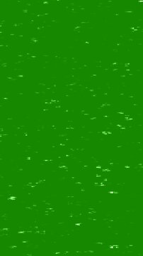 Damage and scratches old film overlay effect. old film glitch effect overlay on green background. Full HD. 4K