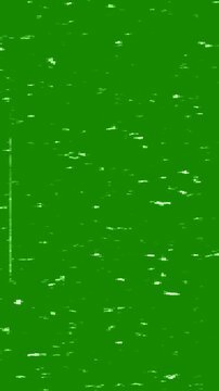 Damage and scratches old film overlay effect. old film glitch effect overlay on green background. Full HD. 4K