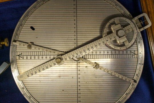 Vintage Planimeter Mechanical Area Measuring Instrument Surveying Tool Engineering Device