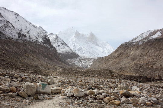 mountain landscape in the himalayas