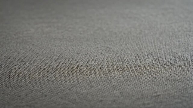Grey linen fabric texture with natural weave pattern, soft textile background for fashion and interior design, neutral cloth material surface